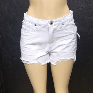 Women's white shorts distressed size 24, 25, 26, 27, 28, 29, 30, 31 & 32